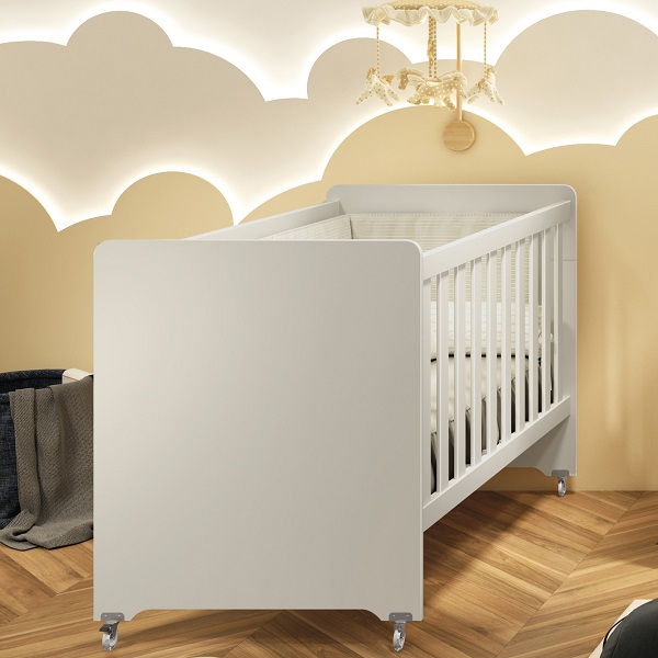 Berço Biel Americano Vira Mini Berço Mini Cama Sofá-cama Areia Fosco Berço Biel Americano Vira Mini Berço Mini Cama Sofá-cama Areia Fosco