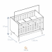 Quarto Completo Bebê Aline Branco Com Savana - Berço + Cômoda + Guarda-Roupa 3 Portas Quarto Completo Bebê Aline Branco Com Savana - Berço + Cômoda + Guarda-Roupa 3 Portas
