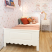 Cama Olivia Branco Fosco - Padrão Solteirão 