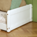 Cama Montessoriana Carneiros Branca – Madeira/Mdf com Grade de Proteção com Detalhe em Palha 197x95cm