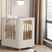 Berço Bia Slim Americano Vira Mini Berço e Mini Cama Areia Fosco