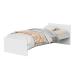 Berço Valentina Americano Multifuncional Com Cama Auxiliar Branco Fosco Com Savana Berço Valentina Americano Multifuncional Com Cama Auxiliar Branco Fosco Com Savana