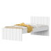 Cama Sofá Solteirão Lotus Branco Fosco