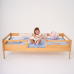 Cama Solteirão Montessoriana Ábaco Mel – Madeira/Mdf 3 em 1 com Grades Removíveis 199x95cm Cama Solteirão Montessoriana Ábaco Mel – Madeira/Mdf 3 em 1 com Grades Removíveis 199x95cm