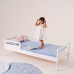 Cama Solteirão Montessoriana Ábaco Branca – Madeira/Mdf 3 em 1 com Grades Removíveis 199x95cm Cama Solteirão Montessoriana Ábaco Branca – Madeira/Mdf 3 em 1 com Grades Removíveis 199x95cm