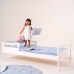 Cama Solteirão Montessoriana Ábaco Branca – Madeira/Mdf 3 em 1 com Grades Removíveis 199x95cm Cama Solteirão Montessoriana Ábaco Branca – Madeira/Mdf 3 em 1 com Grades Removíveis 199x95cm