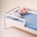 Cama Solteirão Montessoriana Ábaco Branca – Madeira/Mdf 3 em 1 com Grades Removíveis 199x95cm Cama Solteirão Montessoriana Ábaco Branca – Madeira/Mdf 3 em 1 com Grades Removíveis 199x95cm