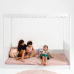 Cama Dossel Lumi Ábaco Branca Montessoriana 2 Em 1 Padrão Solteirão