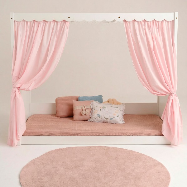 Cama Dossel Lumi Ábaco Branca Montessoriana 2 Em 1 Padrão Solteirão